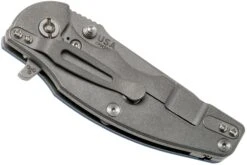 Rick Hinderer Jurassic Slicer Working Finish Blue G10 CPM 20CV Couteau De Poche -Pas Cher Lame Pro Magasin HRK JU SL WF BL 04 rick hinderer knives