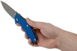 Rick Hinderer Jurassic Slicer Working Finish Blue G10 CPM 20CV Couteau De Poche -Pas Cher Lame Pro Magasin HRK JU SL WF BL 08 rick hinderer knives