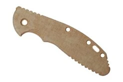 Rick Hinderer XM24 Plaquette De Manche, Smooth Natural Canvas Micarta