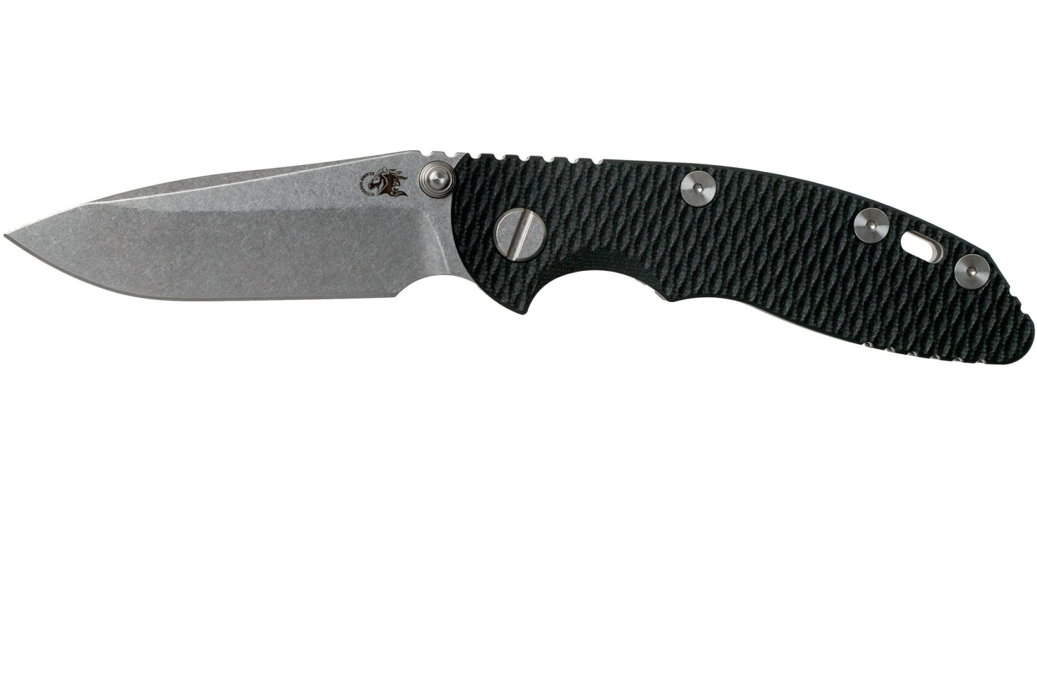Rick Hinderer XM18 3.0” Spearpoint Non-Flipper CPM 20CV Black G10 Couteau De Poche 1 Rick Hinderer XM18 3.0” Spearpoint Non-Flipper CPM 20CV Black G10 Couteau De Poche