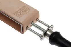 Herold Solingen HS56RI Cuir à Rasoir Double-face, Rouge/cuir -Pas Cher Lame Pro Magasin HS56RI 03 herold solingen spanriem rood hs56ri 03