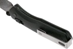 The James Brand The Carter, Black G10, Damascus Couteau De Poche KN108147-00 -Pas Cher Lame Pro Magasin JAKN108147 00 05 the james brand