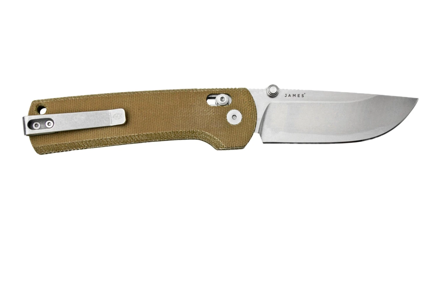 The James Brand The Kline OD Green Stainless Micarta JAKN120127-00 Couteau De Poche 2 The James Brand The Kline OD Green Stainless Micarta JAKN120127-00 Couteau De Poche – Image 2
