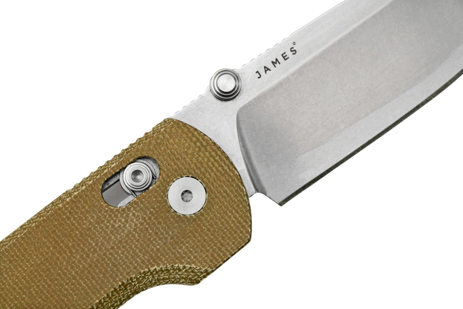 The James Brand The Kline OD Green Stainless Micarta JAKN120127-00 Couteau De Poche 5 The James Brand The Kline OD Green Stainless Micarta JAKN120127-00 Couteau De Poche – Image 5