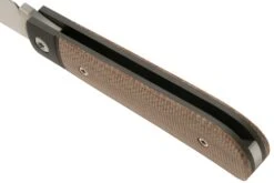 Jack Wolf Laid Back Jack, Natural Canvas Micarta LAIDB-01-NAT Couteau De Poche Slipjoint -Pas Cher Lame Pro Magasin JW LAIDB 01 NAT 04 jackwolf