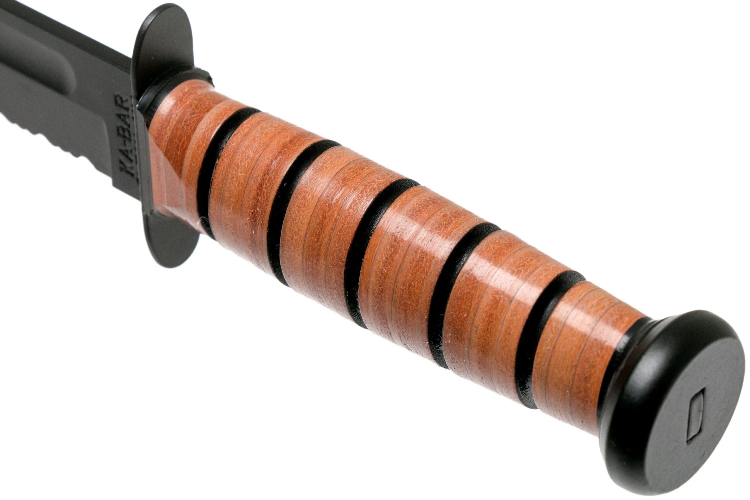 KA-BAR U.S. Army Knife 1219 Couteau à Lame Fixe Partiellement Dentelé, étui En Cuir 5 KA-BAR U.S. Army Knife 1219 Couteau à Lame Fixe Partiellement Dentelé, étui En Cuir – Image 5