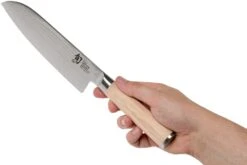 Kai Shun Classic White Santoku 18 Cm -Pas Cher Lame Pro Magasin KADM 0702W 07 kai shun classic