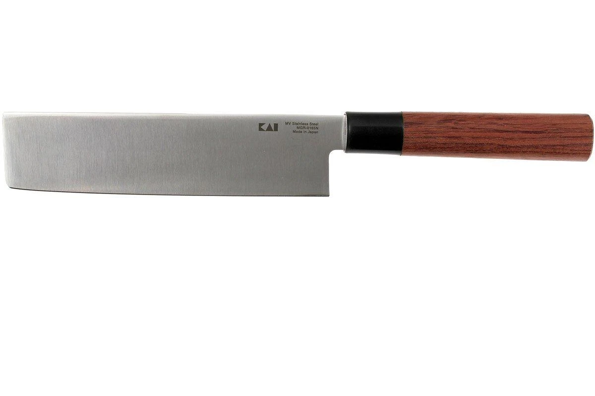 Kai Seki Magoroku Redwood Couteau Nakiri 0165N 17 Cm 2 Kai Seki Magoroku Redwood Couteau Nakiri 0165N 17 Cm â Image 2