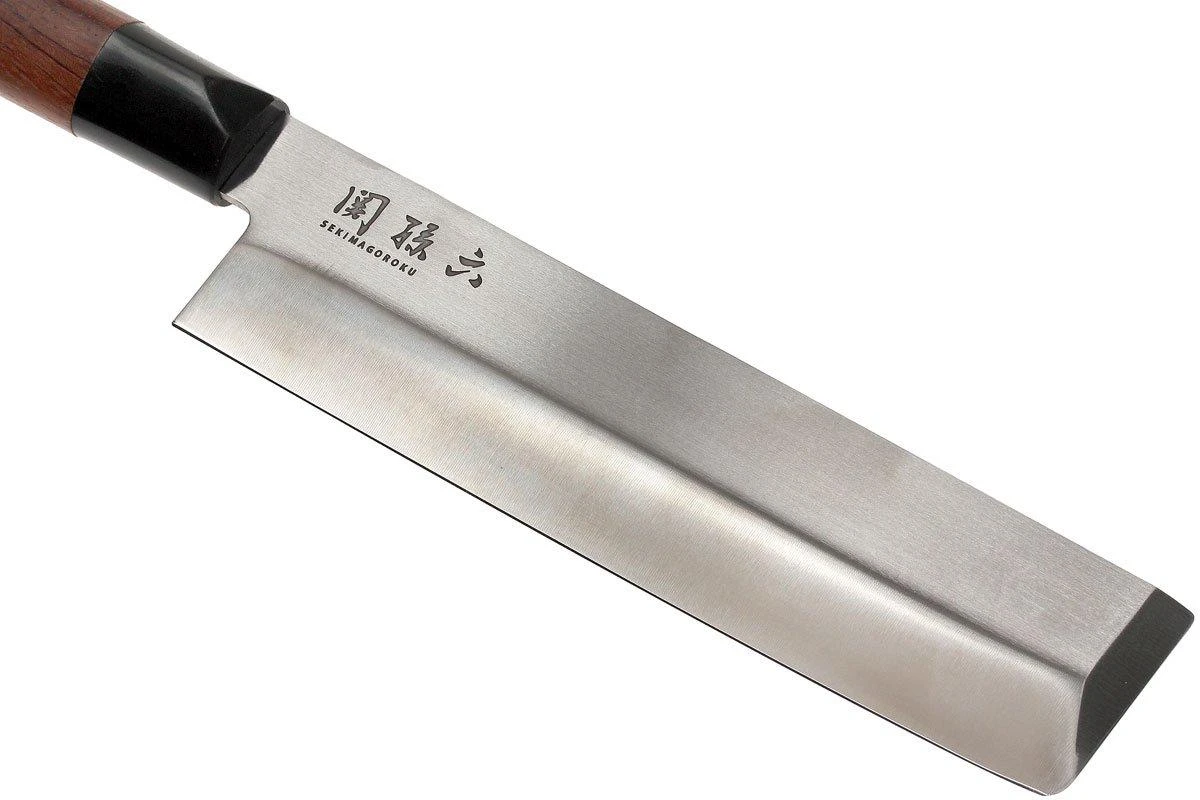 Kai Seki Magoroku Redwood Couteau Nakiri 0165N 17 Cm 3 Kai Seki Magoroku Redwood Couteau Nakiri 0165N 17 Cm â Image 3