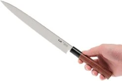 Kai Seki Magoroku Redwood Couteau Yanagiba 0240Y 24 Cm -Pas Cher Lame Pro Magasin KAMGR 0240Y 08 kai shun seki magoroku redwood kamgr 0240y 08