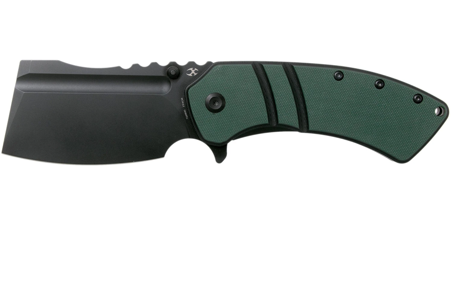 Kansept XL Korvid T1030A1 Black, OD Green Black G10 Couteau De Poche, Justin Koch Design 1 Kansept XL Korvid T1030A1 Black, OD Green Black G10 Couteau De Poche, Justin Koch Design