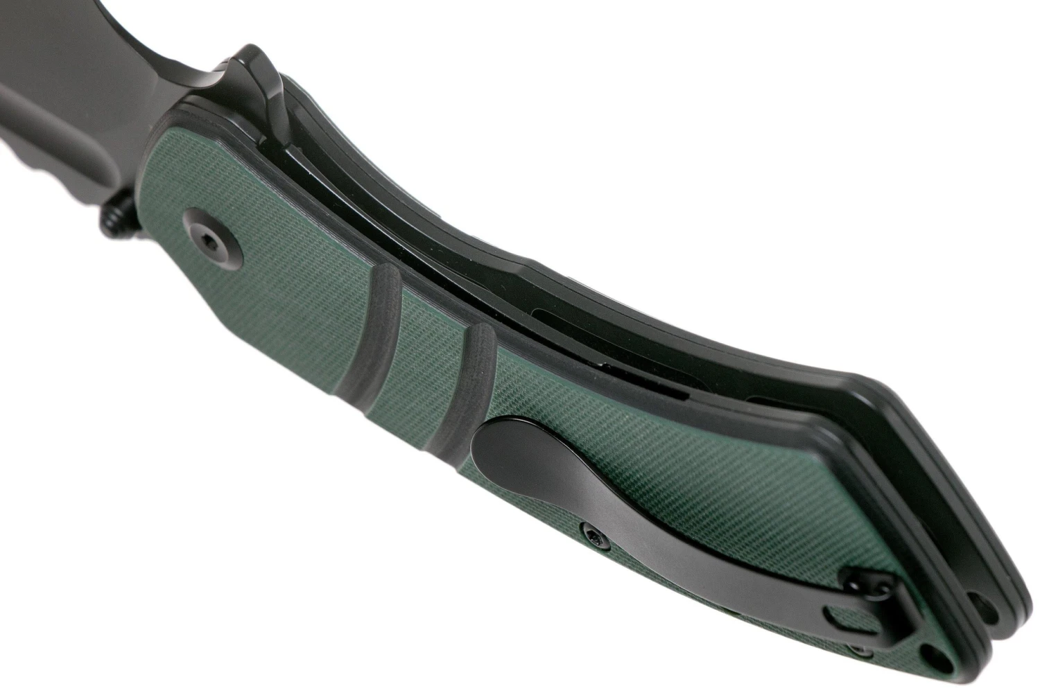 Kansept XL Korvid T1030A1 Black, OD Green Black G10 Couteau De Poche, Justin Koch Design 5 Kansept XL Korvid T1030A1 Black, OD Green Black G10 Couteau De Poche, Justin Koch Design – Image 5