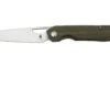 Kizer Genie V4545C1, Green Micarta, 154CM, Couteau De Poche, Gage Design