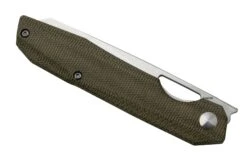Kizer Genie V4545C1, Green Micarta, 154CM, Couteau De Poche, Gage Design -Pas Cher Lame Pro Magasin KZV4545C1 06 kizer