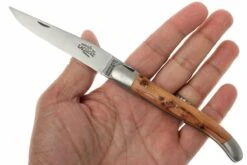 Forge De Laguiole 1211INGE Couteau De Poche, Bois De Genévrier -Pas Cher Lame Pro Magasin LA1211INGE 05 forge de laguiole la1211inge d5