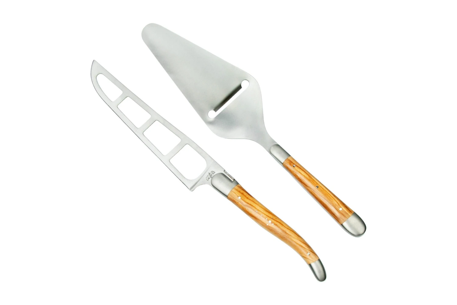 Forge De Laguiole CPMOIN Set à Fromage, Bois D'olivier 1 Forge De Laguiole CPMOIN Set à Fromage, Bois D'olivier