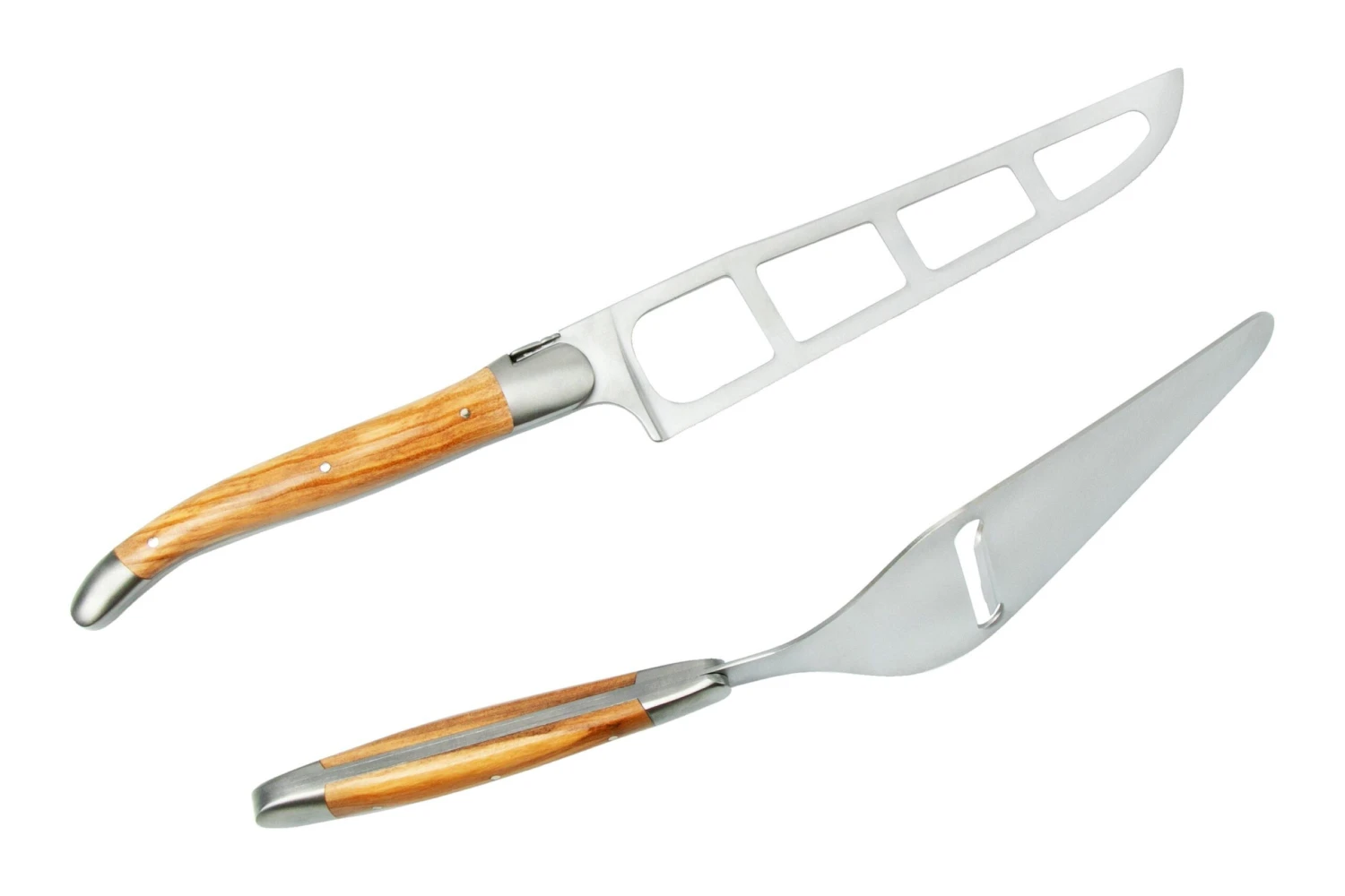 Forge De Laguiole CPMOIN Set à Fromage, Bois D'olivier 2 Forge De Laguiole CPMOIN Set à Fromage, Bois D'olivier – Image 2