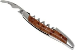 Forge De Laguiole SOM1THBRI, Couteau Sommelier Poli, Thuya-wood -Pas Cher Lame Pro Magasin LASOM1THBRI 03 forge de laguiole kelnersmes lasom1thbri 03
