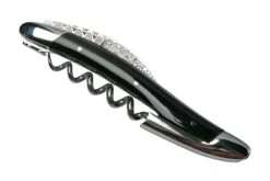 Forge De Laguiole SOMBF Couteau Sommelier Avec étui, Damas, Corne De Buffle -Pas Cher Lame Pro Magasin LASOMBFPINLDIN 06 forgelaguiole