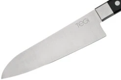 Maserin TEGI 2500-17PN Santoku Noir, 17 Cm -Pas Cher Lame Pro Magasin ME2500 17PN 03 maserin