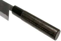 Munetoshi Nashiji Black Bunka Couteau De Chef 16.5 Cm -Pas Cher Lame Pro Magasin MINB002 05 munetoshi