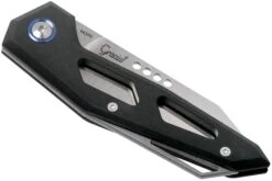 MKM Edge EG-ABK Black Aluminum Couteau De Poche, Graciut Design -Pas Cher Lame Pro Magasin MMK EG ABK 04 mkm knives