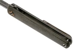 MKM Flame Dagger FL02-GCT Green Canvas Micarta Couteau De Poche, Michael Zieba Design -Pas Cher Lame Pro Magasin MMK FL02 GCT 07 mkm knives