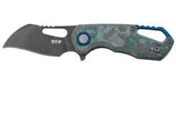 MKM Isonzo FX03-1CAD Hawkbill Dark Stonewashed, Arctic Storm Carbon Fiber, Couteau De Poche, Jesper Voxnaes Design
