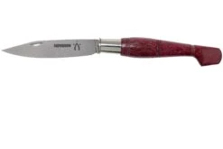 Nontron No. 25 Turning Ferrule, Amarante, Clog Shape NN25AMA Couteau De Poche