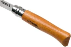Opinel Couteau De Poche No.8 Gamme De Luxe Avec étui En Cuir, Acier Carbone -Pas Cher Lame Pro Magasin OP000815 05 opinel v202004