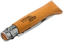 Opinel Couteau De Poche No.8 Gamme De Luxe Avec étui En Cuir, Acier Carbone -Pas Cher Lame Pro Magasin OP000815 06 opinel v202004
