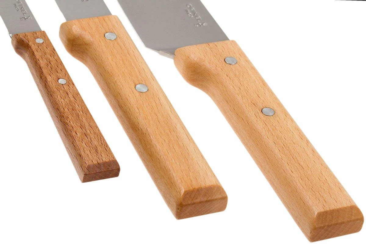Opinel Trio Parrallèle OP001838, Set De Couteaux 3 Pièces 4 Opinel Trio Parrallèle OP001838, Set De Couteaux 3 Pièces – Image 4