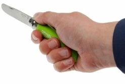 Opinel 'My First Opinel', Vert Pomme 10 Opinel 'My First Opinel', Vert Pomme -Pas Cher Lame Pro Magasin OPT001700 05 opinel my first opinel apple green opt001700 d5