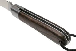 Otter Anchor Knife 172 LB Large Carbon, Smoked Oak, Stainless Anchor, Leather Strap, Couteau De Poche -Pas Cher Lame Pro Magasin OR172LB 05 otter