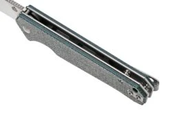 QSP Knife Mamba V2 QS111-H1 Satin, Blue Micarta Couteau De Poche -Pas Cher Lame Pro Magasin QS111 H1 07 qsp