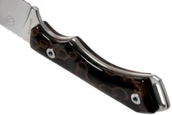 QSP Knife Workaholic QS124-C SK03 Raffir Noble Bronze Moon Couteau Fixe -Pas Cher Lame Pro Magasin QS124 C 04 qsp