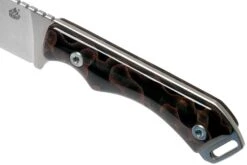 QSP Knife Workaholic QS124-C SK03 Raffir Noble Bronze Moon Couteau Fixe -Pas Cher Lame Pro Magasin QS124 C 05 qsp