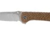 QSP Knife Hawk QS131-G Brown Micarta Couteau De Poche