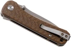 QSP Knife Hawk QS131-G Brown Micarta Couteau De Poche -Pas Cher Lame Pro Magasin QS131 G 04 qsp