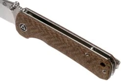 QSP Knife Hawk QS131-G Brown Micarta Couteau De Poche -Pas Cher Lame Pro Magasin QS131 G 07 qsp