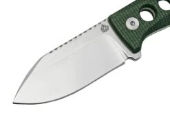 QSP Knife Canary QS141-C1 Stonewashed, Black Green G10, Couteau De Cou -Pas Cher Lame Pro Magasin QS141 C1 03 qsp