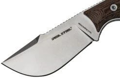 Real Steel Furrier Skinner Red Micarta 3611RM Couteau Fixe, Ivan Braginets Design -Pas Cher Lame Pro Magasin RL3611RM 03 realsteel