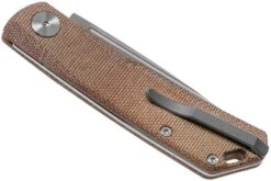 Real Steel Luna Premium II M390, Natural Micarta 7007P Knivesandtools Exclusive Couteau De Poche Slipjoint -Pas Cher Lame Pro Magasin RL7007P 04 real steel kato