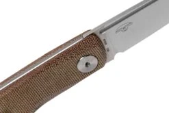 Real Steel Luna Premium II M390, Natural Micarta 7007P Knivesandtools Exclusive Couteau De Poche Slipjoint -Pas Cher Lame Pro Magasin RL7007P 06 real steel kato