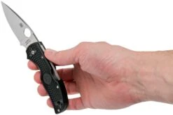 Spyderco Native 5 PE Black - C41PBK5 -Pas Cher Lame Pro Magasin SPC41PBK5 08 spyderco v2018