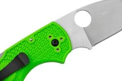 Spyderco Native 5 Salt, Green FRN, LC200N, C41PGR5 Couteau De Poche -Pas Cher Lame Pro Magasin SPC41PGR5 05 spyderco