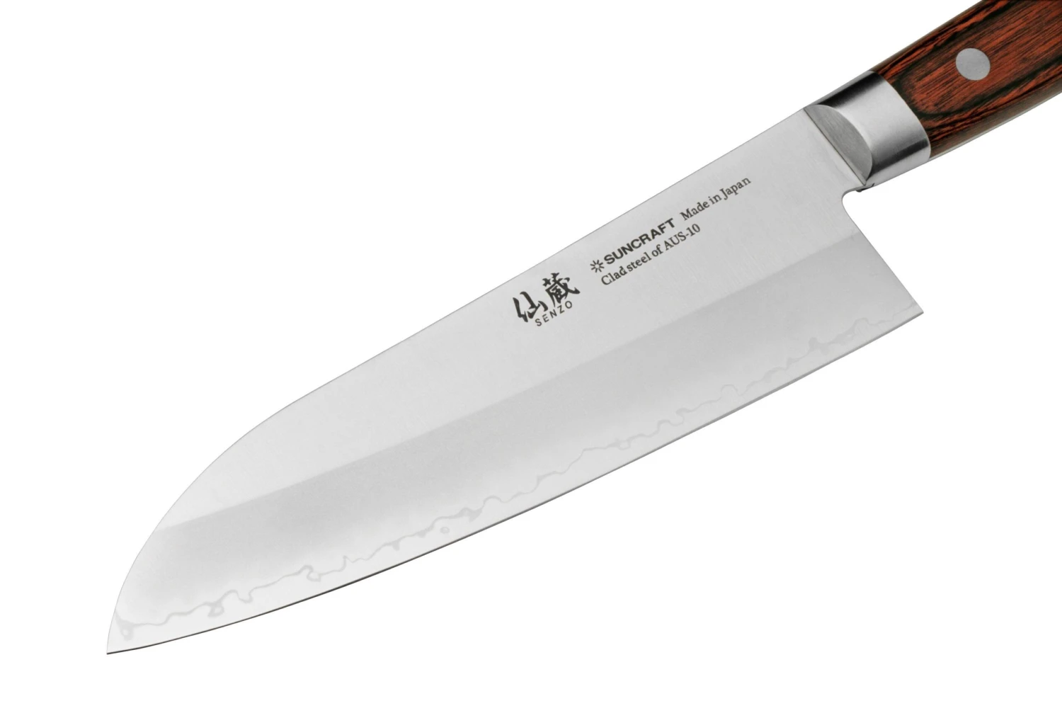 Suncraft Senzo Clad AS-01 Couteau Santoku 16,5 Cm 3 Suncraft Senzo Clad AS-01 Couteau Santoku 16,5 Cm – Image 3