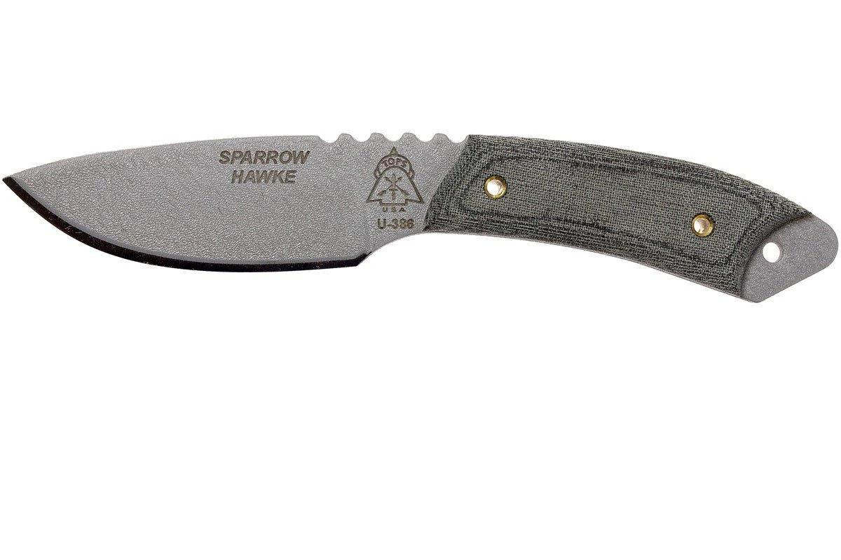 TOPS Knives Sparrow Hawke Couteau De Cou, SPH-01 1 TOPS Knives Sparrow Hawke Couteau De Cou, SPH-01