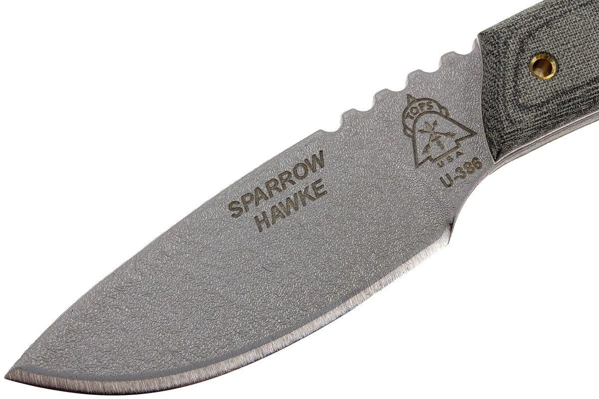 TOPS Knives Sparrow Hawke Couteau De Cou, SPH-01 3 TOPS Knives Sparrow Hawke Couteau De Cou, SPH-01 – Image 3