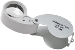 TSPROF 40x 25 Mm Loupe De Poche Avec LED